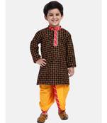 Boys Jaipuri Print Cambric Cotton Dhoti Kurta