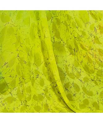 multicolor printed georgette saree with blouse 5