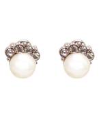 White american diamonds earrings
