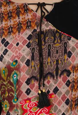 Pink printed viscose kurti 5