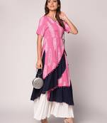 Pink printed Cotton kurti