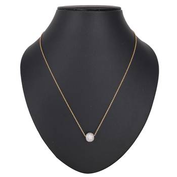 Silver diamond necklaces 1