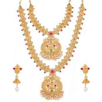 Multicolor diamond necklace-sets 2