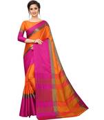 Women   s Cotton Silk Designer Saree with Solid Zari Border Saree