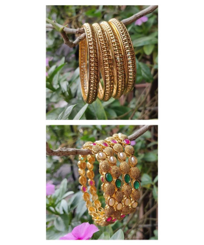 gold plated bangles