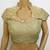 Light gold high neck blouse