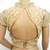 Light gold high neck blouse
