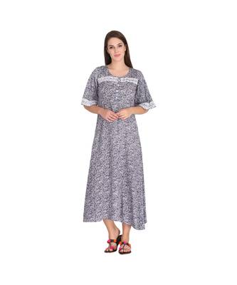 W Print Nightie Kurta 1