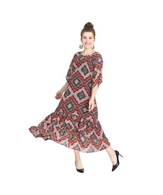 Digital Flare Kurti with slip 2