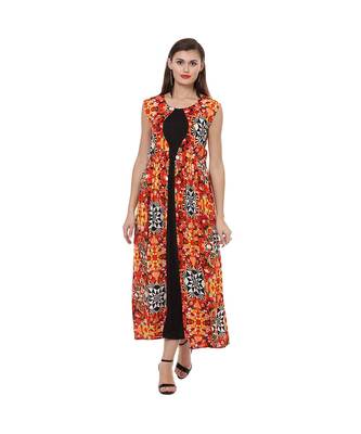 Digital Print 3D long kurta 1