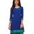 Women's Blue & Green Printed Readymade Salwar Suit Set