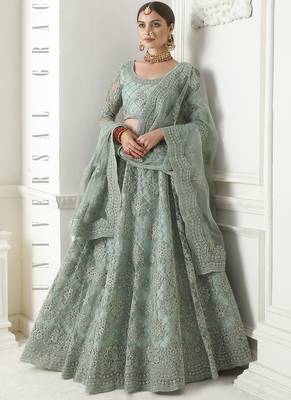 Party Wear Embroidery Designer Lehenga 1