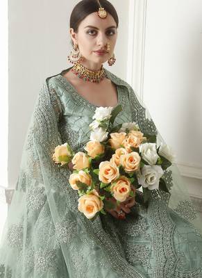 Party Wear Embroidery Designer Lehenga 3