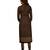Women's Coffee Brown & Beige Cotton Printed Unstitch Dress Material With Dupatta