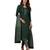 Women's Bottle Green Cotton Printed Unstitch Dress Material With Dupatta