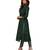 Women's Bottle Green Cotton Printed Unstitch Dress Material With Dupatta