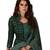 Women's Bottle Green Cotton Printed Unstitch Dress Material With Dupatta