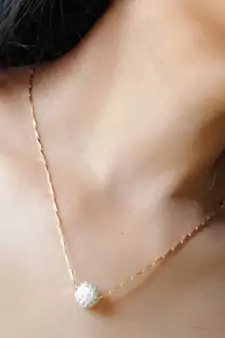 Gold necklaces