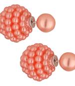 Pink Double Sided Fancy Trendy studs