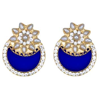 Blue studs 1