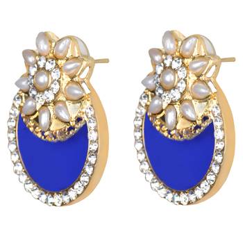 Blue studs 2