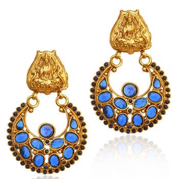 Blue chandbali 1