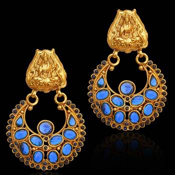 Blue chandbali 2