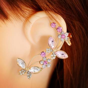 Pink ear-cuffs 2