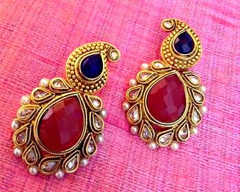 Pink danglers-drops 1
