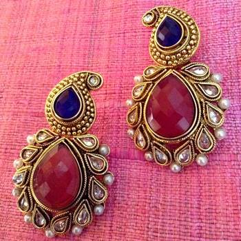 Pink danglers-drops 2