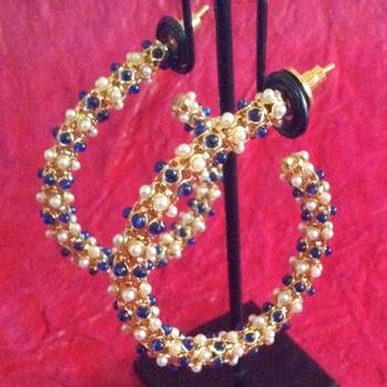 Blue danglers-drops 1