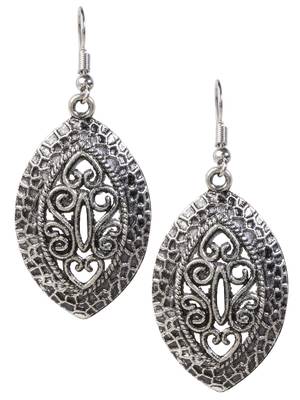 Silver danglers-drops 1