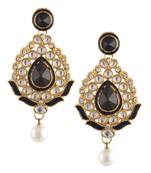 Black danglers-drops