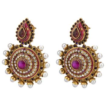 Purple chandbali 2