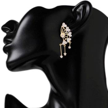 Silver danglers-drops 3