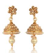 Brown jhumkas