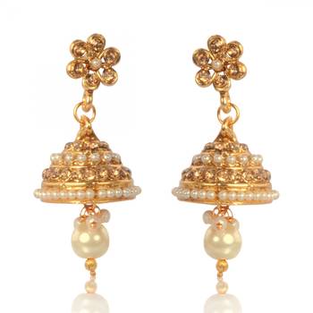 Brown jhumkas 2