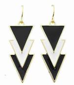 Black danglers-drops