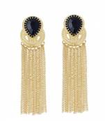 Black danglers-drops