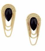 Black danglers-drops