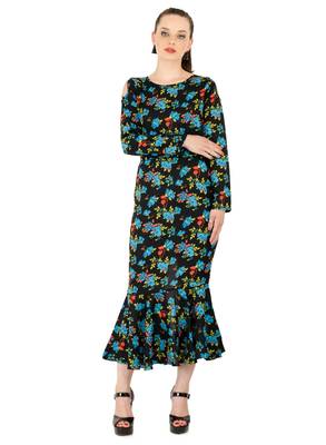 Women's Crepe MultiColour Casual Dress 1
