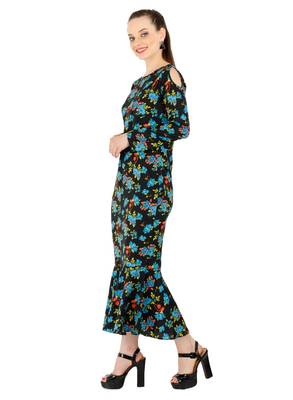 Women's Crepe MultiColour Casual Dress 2