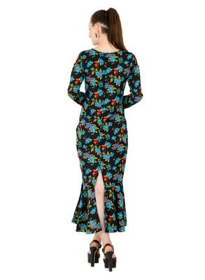 Women's Crepe MultiColour Casual Dress 3