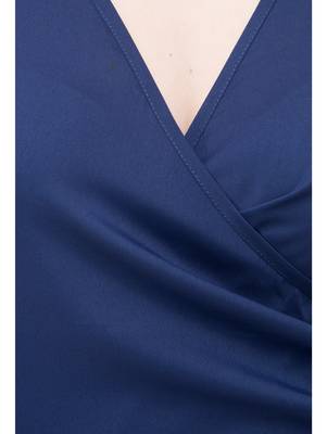Women's Navy BodyCon Short Dress 4