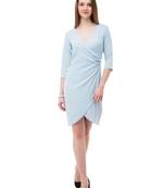 Women's blue Body ConShort Dress