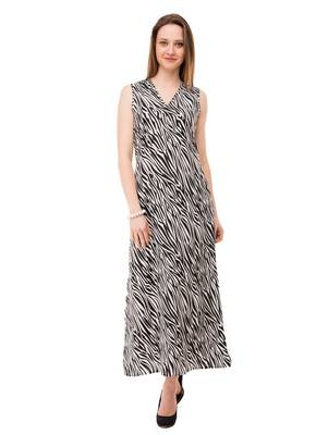 Women's Multi-Coloured A-Line Maxi Dress 1