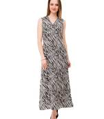 Women's Multi-Coloured A-Line Maxi Dress
