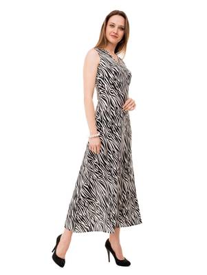 Women's Multi-Coloured A-Line Maxi Dress 2