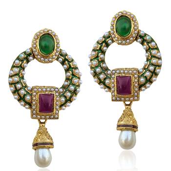 Multicolor chandbali 2