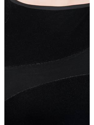 Women's Black Fit & Flare Maxi Dress 4